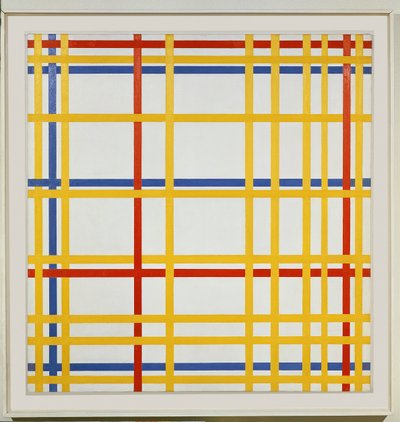 New York City by Piet Mondrian